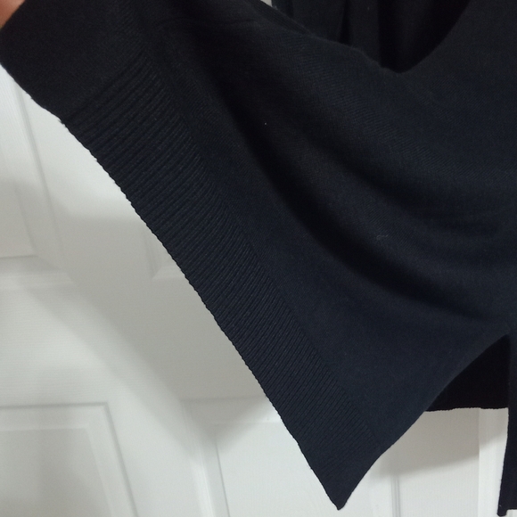 #411Primark Black Long Sleeve Open Front Cardigan. Size: Large - Picture 7 of 9